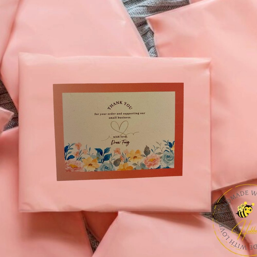 Set of 100 Business Thank You Printed Card